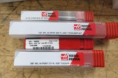 Assorted Carbide and HSS End Mills Finishing and Roughing, Reamers, Spotting and Chamfer Tools