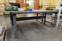 Metal Benches (2), with Contents