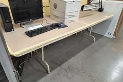 Laminate Top Folding Table, Contents Not Included