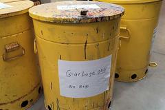 Machines Used | Oily Rag Receptacles (4 Units) Foot Operated Opening