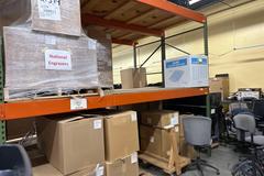 Machines Used | (2) Sections of Teardrop Pallet Racking Consisting of ...