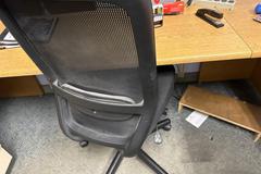 Contents of Human Resources Office, U-Shaped Office Desk with Multiple Chairs, Vertical File Cabinets, Wall Shelf Units and More