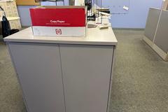 Lateral 3 Drawer File Cabinets (6 Units) with Laminate Top, Contents of Drawers Included