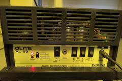 Olite AL53 Printing Light with Olec Lamphead Model LT1 High, Low, Medium Intesity on Portable Stand