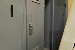 Lyon Steel Locker Unit, 6 Door.