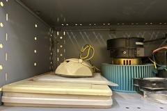 Adjustable Steel Shelving Unit with Contents of Electrical Motors and More