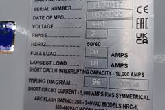 2022 Haas VF-5 CNC Vertical Machining Center with 30,000 RPM Spindle, Side Mount Tool Changer, Programmable Coolant Nozzle, High Speed Machining and More