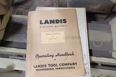 Landis Type 1R 10" x 20" Universal Cylindrical Grinder with Motorized Work Head and Lever Type Tailstock