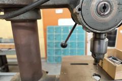 Clausing 1670 15" Variable Speed Drill Press with Tilting Table and Chuck, 110 Volt