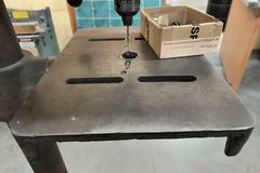 Clausing 1670 15" Variable Speed Drill Press with Tilting Table and Chuck, 110 Volt