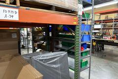 Machines Used | (4) Sections of Teardrop Pallet Racking Consisting of ...