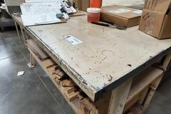 Metal Bench with Misc Contents