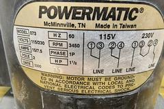 Powermatic 073 Bag Type Dust Collector with 1-1/2HP 110 Volt Motor