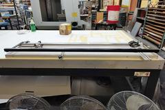 Fletcher Model F2000 48" Mat Cutter, Adjustable Straight Edge and Sliding Cutter Head