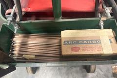 Lincoln AC-225-S Stick Welder with Stick Clamp, Ground Clamp, Rod and Cart