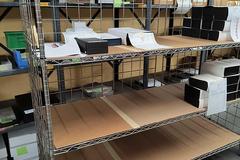 Machines Used | InterMetro Rolling Wire Rack, 4 Adjustable Shelves, No ...