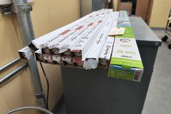 Led and Flourescent  Bulbs and Fixtures