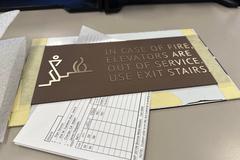 Lateral 3 Drawer File Cabinets (6 Units) with Laminate Top, Contents of Drawers Included