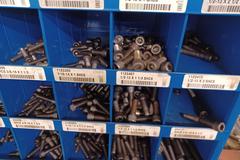 Fasteners from 1/4-20 to 1/2-13 with Organizer Bin