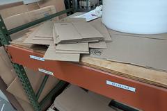 Contents of Racking: Cardboard Boxes up to 22" x 14" x 16"
