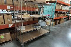 Machines Used | 3-Sided Metro Wire Rack, No Contents