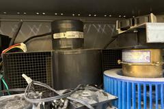 Adjustable Steel Shelving Unit with Contents of Electrical Motors and More