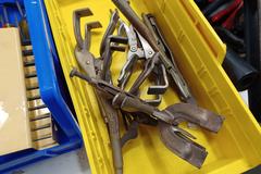 Hand Tool Lot: Vise Grips, Clamps, Screwdrivers, Chisels and Much More