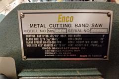 Enco Metal Cutting Band Saw 