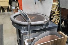 24" Motorized Lapping Wheel with Cabinet Base