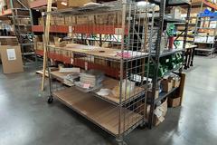Machines Used | 3-Sided Metro Wire Rack, No Contents