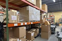 Machines Used | (2) Sections of Teardrop Pallet Racking Consisting of ...