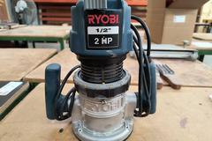 Power Tools and Accessories: Ryobi 2HP Router, Dewalt Screw Gun, Jig Saw, Bosch and Bauer Multi Tools, Hilti Powder Actuated Tool, Ryobi Trim Router, Stanly Dovetail Jig, and More