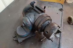 Tool and Cutter Grinding Work Head with 4-1/2" 3-Jaw Chuck, Tilt/Rotation Base