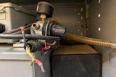 Adjustable Steel Shelving Unit with Contents of Electrical Motors and More