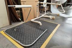Rolls of Packing Foam and Roll Stand