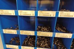 Fasteners from 1/4-20 to 1/2-13 with Organizer Bin