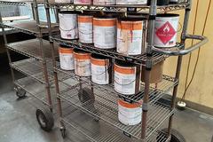 Uline Wire carts, (2)