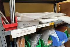 Machines Used | Adjustable Steel Racks (6 Units) with all Contents of ...