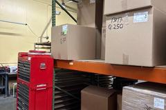 Machines Used | (2) Sections of Teardrop Pallet Racking Consisting of ...