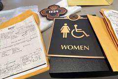 Lateral 3 Drawer File Cabinets (6 Units) with Laminate Top, Contents of Drawers Included