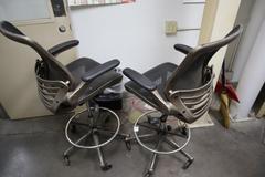 (2) Rolling Shop Chairs