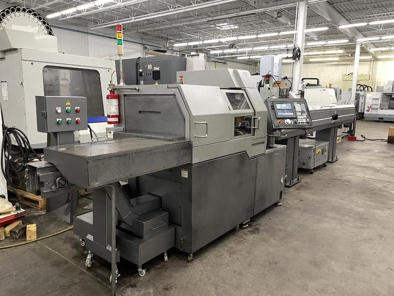 Citizen L20 Type VIII CNC Swiss Machine With CAV20L Barfeed, Chip Conveyor, High Pressure Coolant