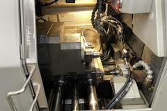 Citizen L20 Type VIII CNC Swiss Machine With CAV20L Barfeed, Chip Conveyor, High Pressure Coolant