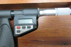 Starrett 11-12" Digital Micrometer with Standard and Wooden Case