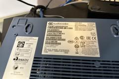 Leviton networking rack and networking stack with Switches, Controllers, Modem and More