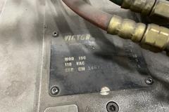 Oxy Acetylene Torch Cutoff table With Victor VCM 100 Portable Track Cutting Machine, accessories including Torches, Cart, Regulators