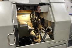Citizen L20 Type VIII CNC Swiss Machine With CAV20L Barfeed, Chip Conveyor, High Pressure Coolant
