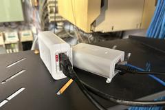 Leviton networking rack and networking stack with Switches, Controllers, Modem and More