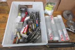 Miscellaneous Tooling Lot, Large End Mills, Drills, Inserts and More
