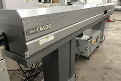 Citizen L20 Type VIII CNC Swiss Machine With CAV20L Barfeed, Chip Conveyors, High Pressure Coolant